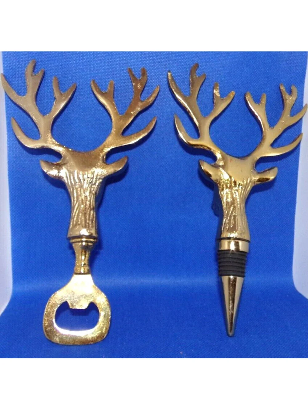 Buck Antlers Wine Stopper & Bottle Opener PRE-OWNED IN VERY GOOD CONDITION